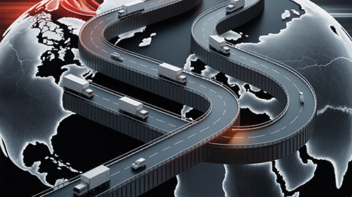 Logistics network visualization